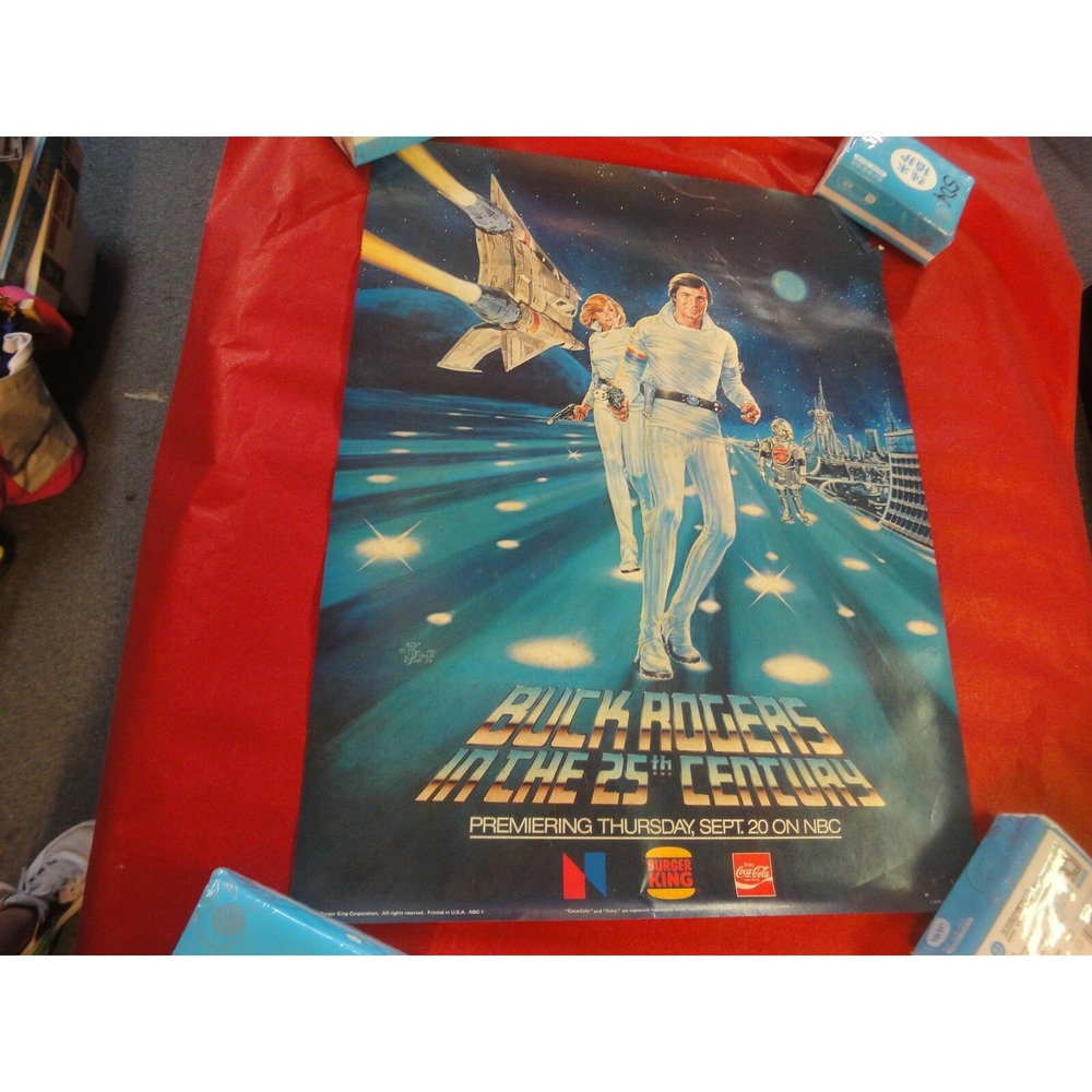 vintage Rick‎ rogers in the 25th century burger King coca cola 1979 color poster